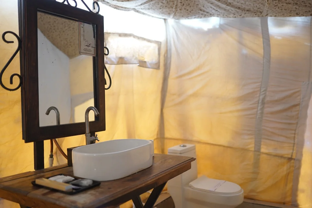Non-AC Tent Washroom